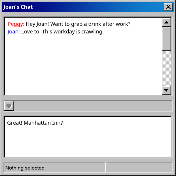 A screenshot of ATIM's timeline